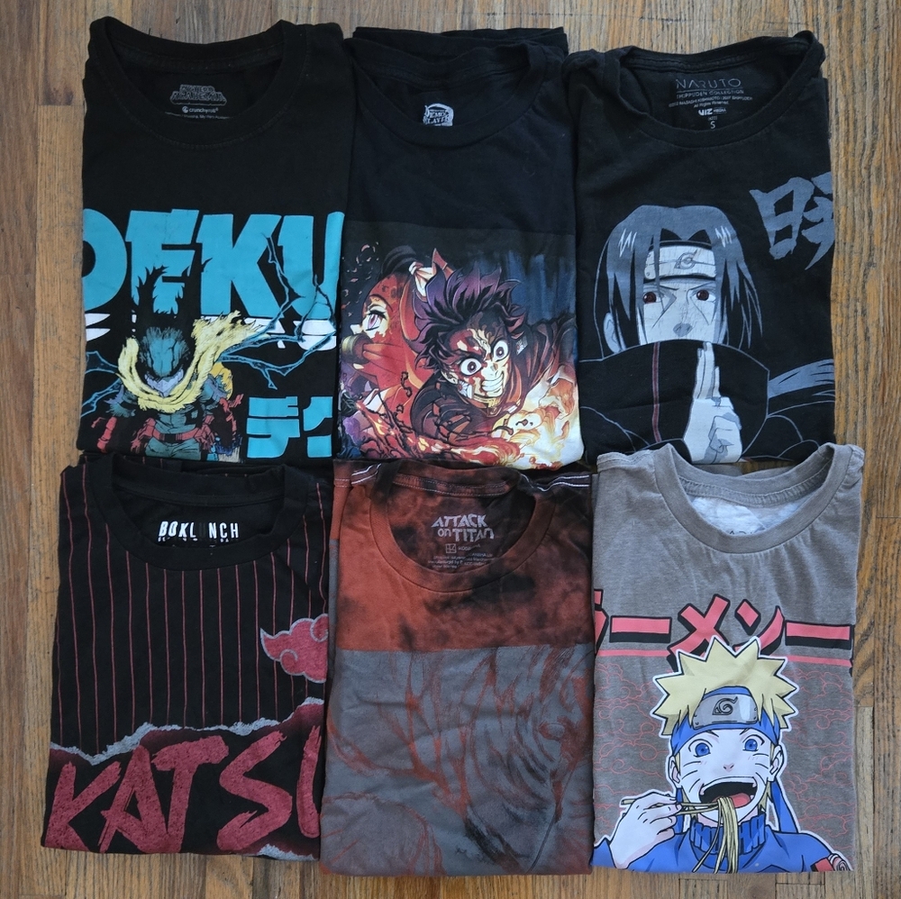 Bulk Anime Shirts